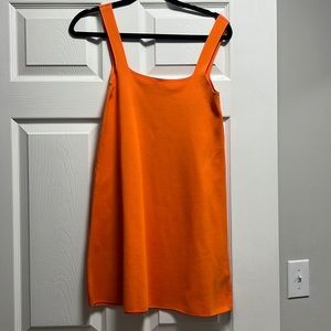 Orange Zara mini dress